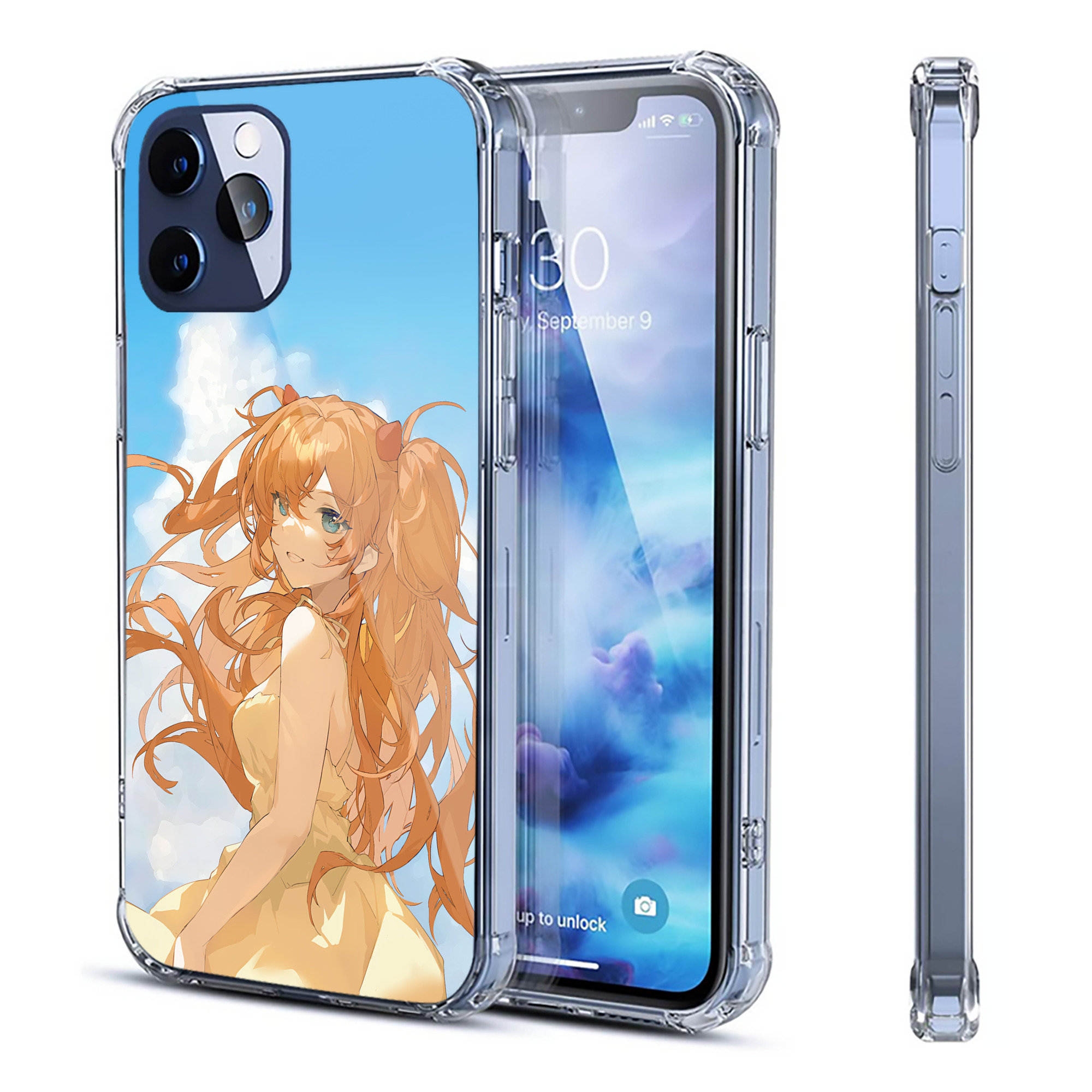 （画像用） EVA 新世紀エヴァンゲリオン 【iPhone 12シリーズ対応】透明スマホケース（クリアソフトケース）